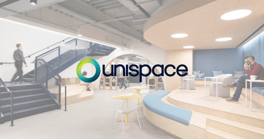 Unispace logo and office
