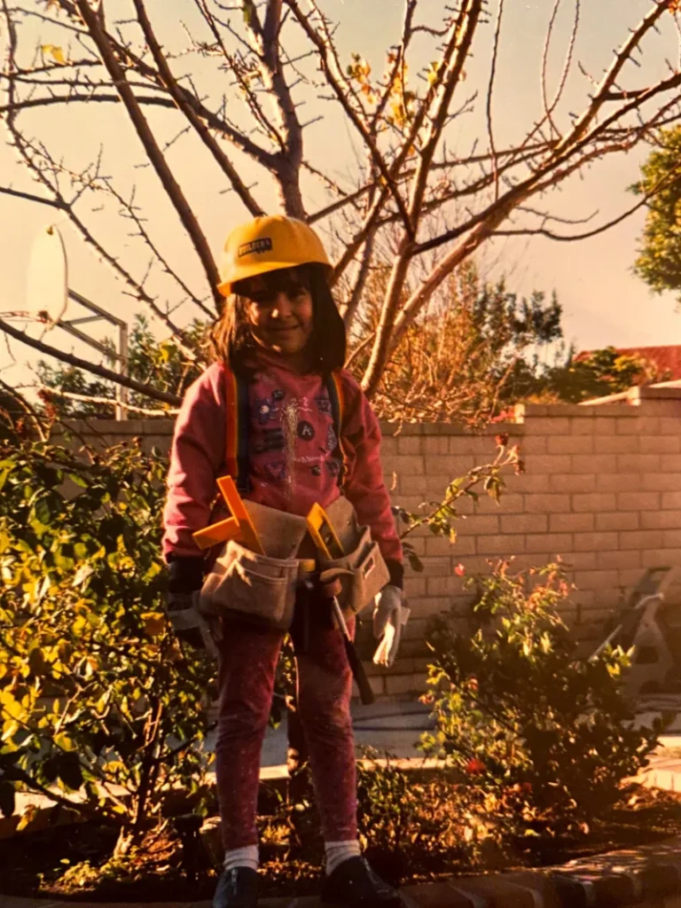 Rhonda El-Hachache as a child