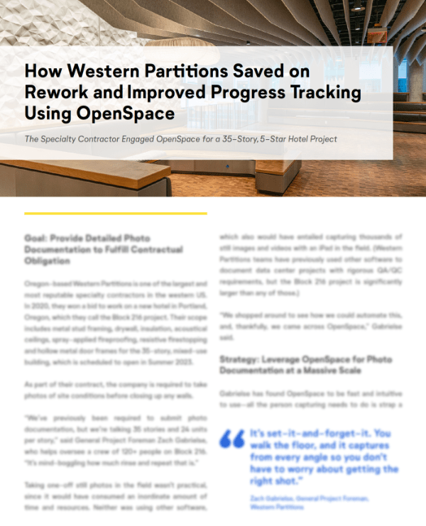 Western Partitions Case Study