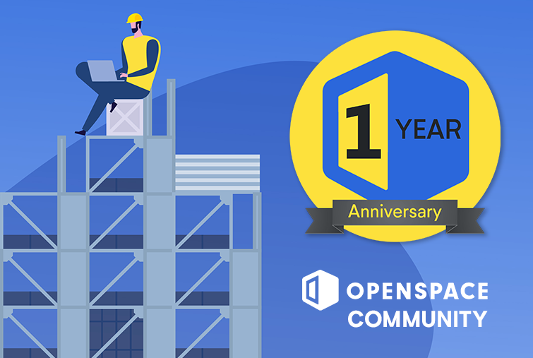 OpenSpace Community First Anniversary Banner