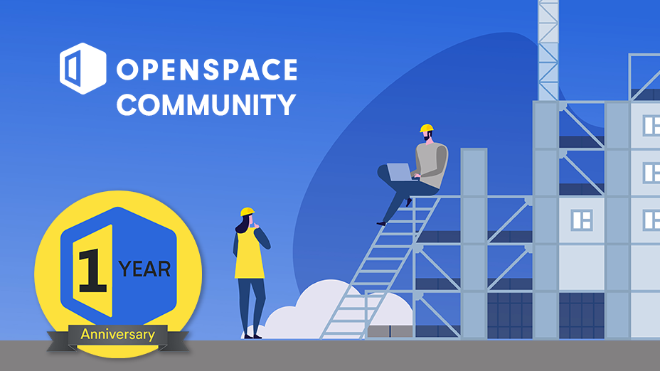 OpenSpace Community First Anniversary Banner