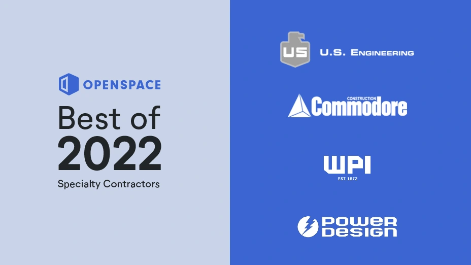 OpenSpace's best specialty contractors stories of 2022