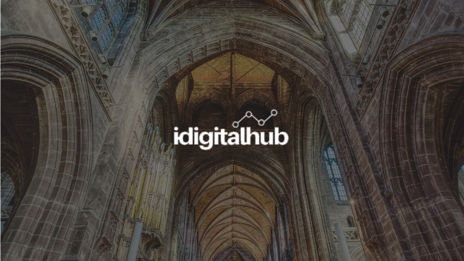 idigitalhub logo on cathedral image background