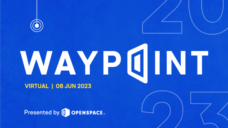 Waypoint 2023 logo banner