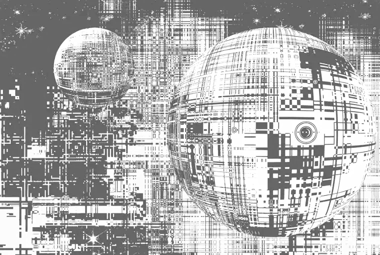 Abstract Death Star design
