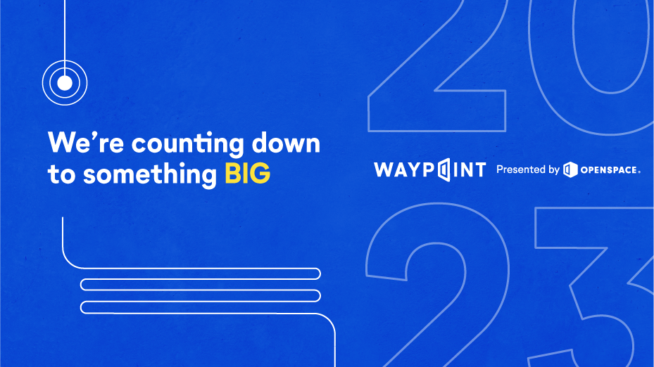 waypoint banner counting down to something big