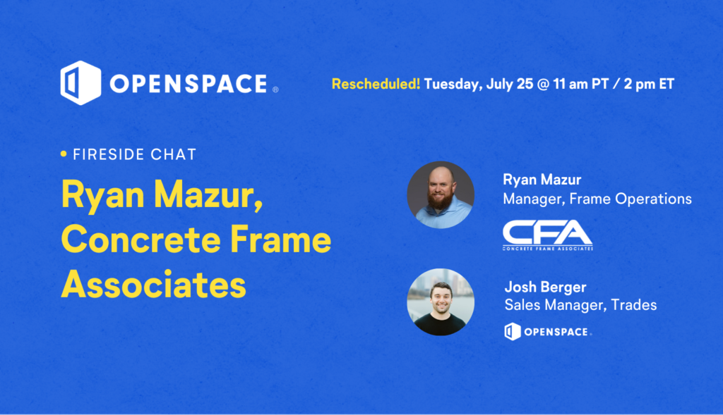 Fireside Chat with Mazur of Concrete Frame Associates
