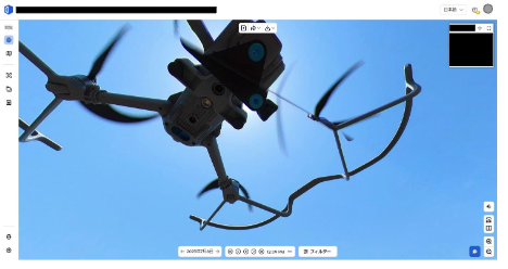 Drone attached a 360 camera