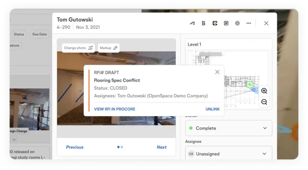 Field Notes Decrease Pending RFIs
