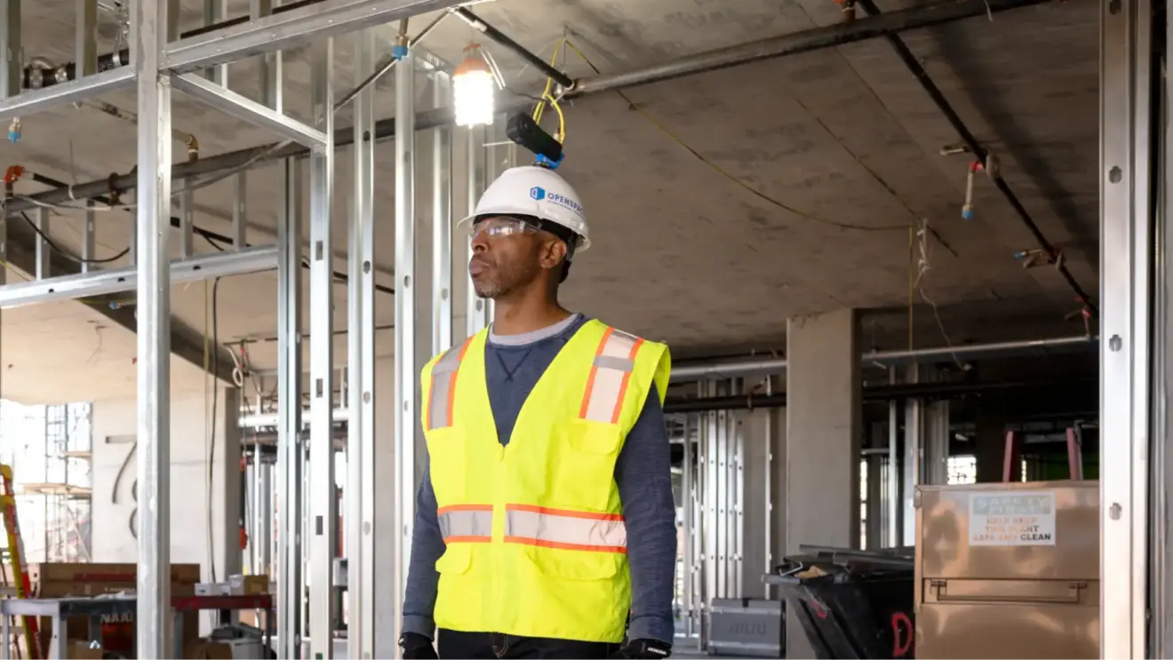 Construction Worker Documenting Site