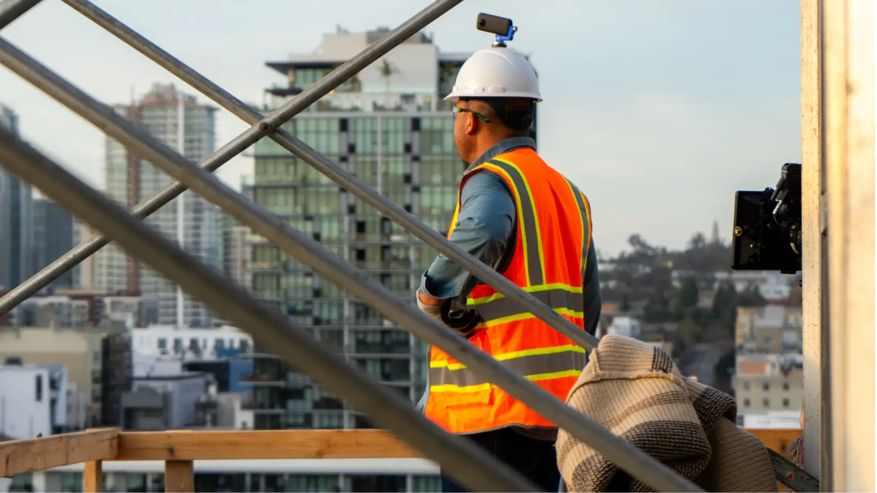 Worker at Construction Site