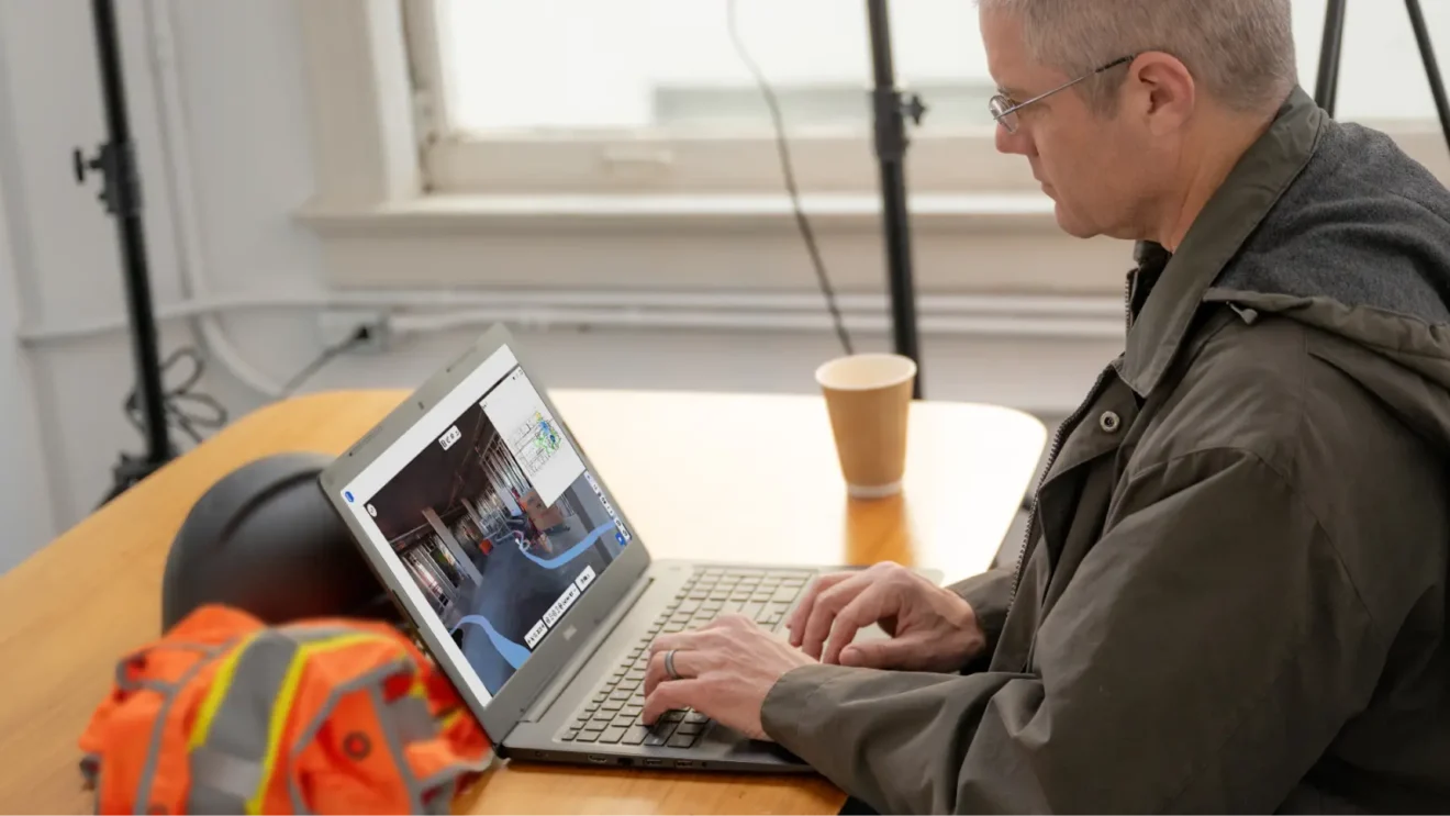 Using OpenSpace to document job site.