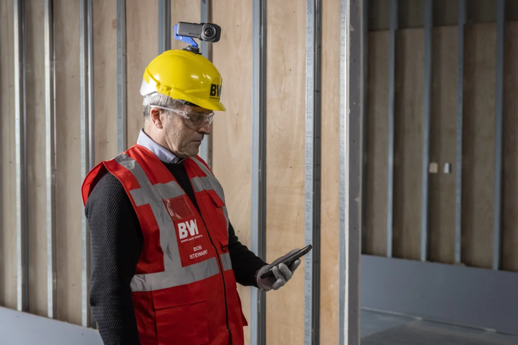 Construction Worker using OpenSpace & 360 Camera