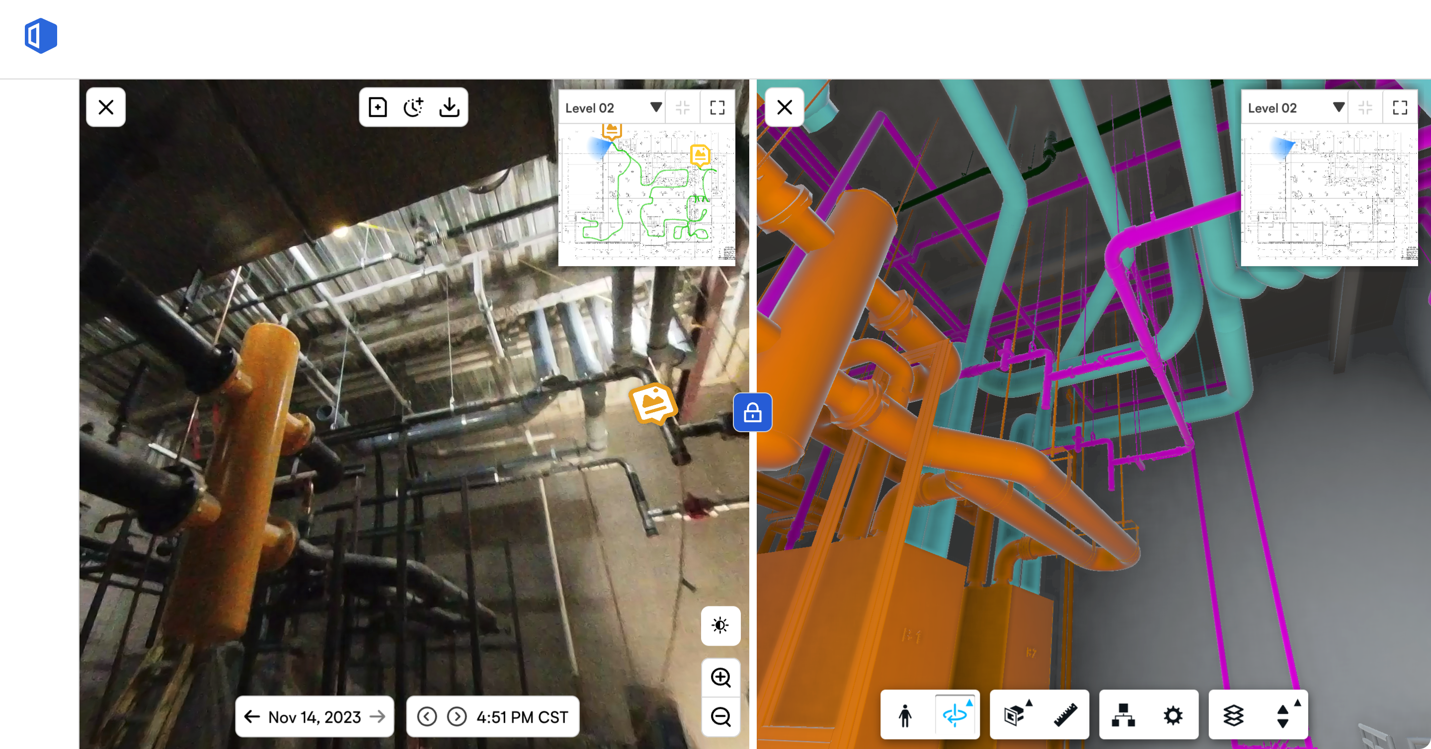 Screenshot from OpenSpace Software