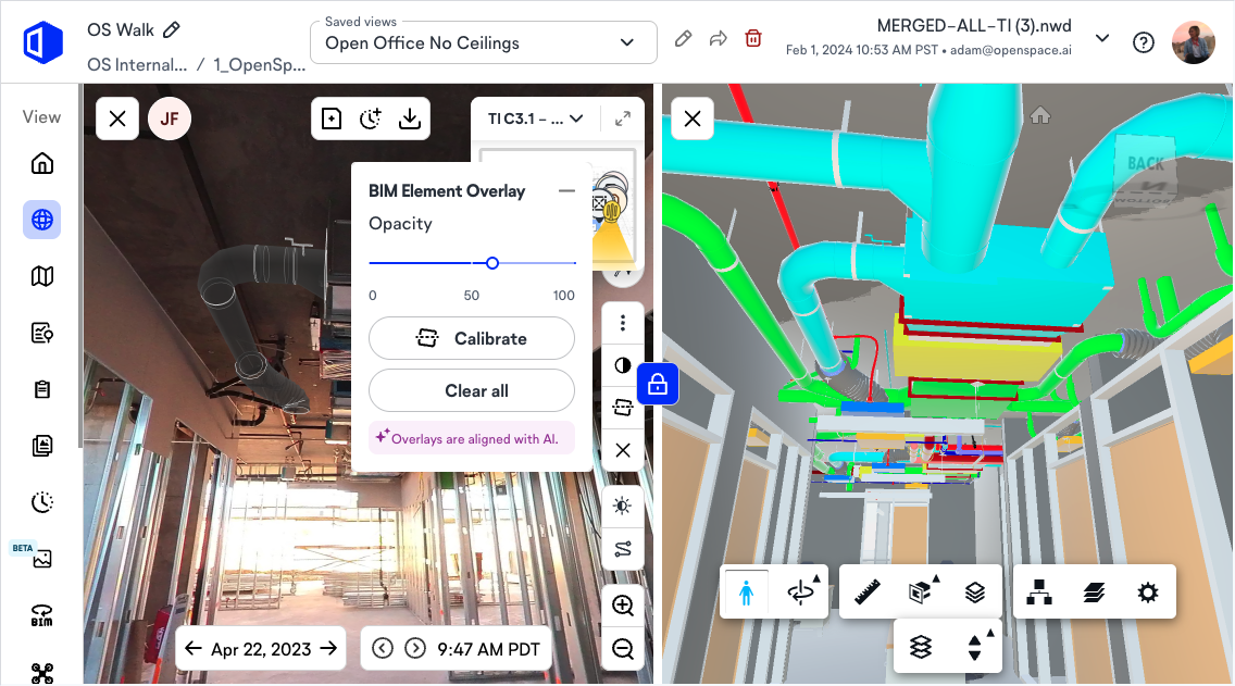 BIM Element Overlay