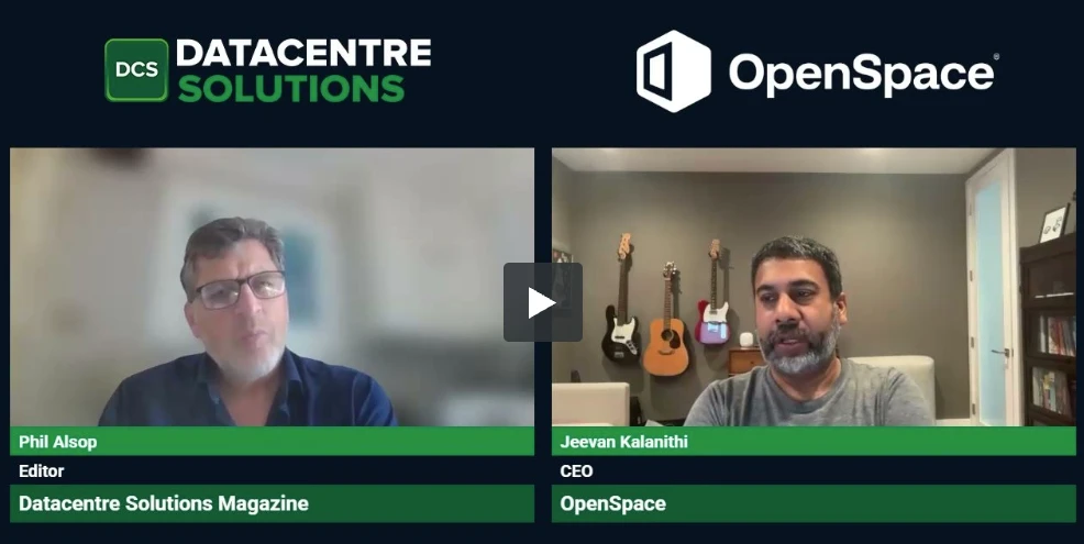 OpenSpace CEO Jeevan Kalanithi in a video interview with Datacentre Solutions on visual intelligence for data centre construction