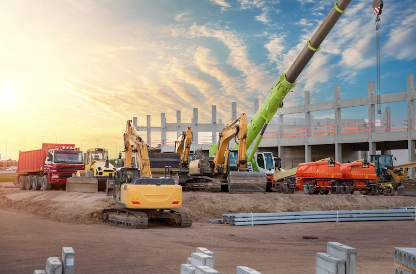 Construction worker reviewing progress on an active jobsite, illustrating AI-powered visual intelligence for site documentation