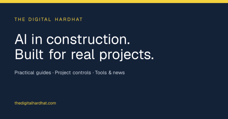 The Digital Hardhat newsletter logo representing practical AI and digital construction news coverage